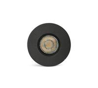 Luminosa Lighting Luminosa Grund Outdoor Recessed Ground Light Anodized Black Gu10 Ip67