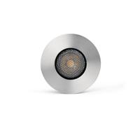 Luminosa Lighting Luminosa Grund Outdoor Recessed Ground Light Satin Aluminium Gu10 Ip67