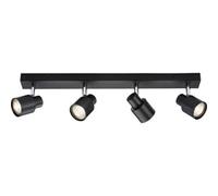 Luminosa Lighting Luminosa Gu10 Quad Bar Spotlight - Matt Black 230V Ip20 50W