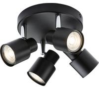 Luminosa Lighting Luminosa Gu10 Quad Spotlight - Matt Black 230V Ip20 50W