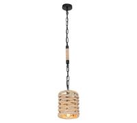 Luminosa Lighting Luminosa Halia Pendant Ceiling Light Matt Black 1X E27