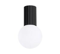 Luminosa Lighting Luminosa Halo Bathroom Ceiling Light Black 1X G9Ip44