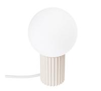 Luminosa Lighting Luminosa Halo Globe Table Lamp Beige 1X G9