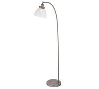 Floor Light Silver Hansen Brushed Endon 91741