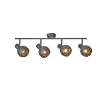 Luminosa Lighting Luminosa Harley Ceiling Spotlight Bar Grey, Gold 4Xe14