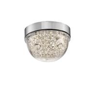 Luminosa Lighting Luminosa Harper Small Ceiling 6W 500Lm Led 4000K Polished Chrome, Crystal