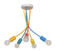 Luminosa Lighting Luminosa Harvard Multi Arm Semi Flush Ceiling Light Multi-Coloured 40Cm