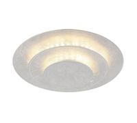 Luminosa Lighting Luminosa Heda 18Cm Integrated Led Semi Flush Ceiling Light Silver Colored Led 3000K