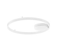 Luminosa Lighting Luminosa Hedra 60Cm Integrated Led Semi Flush Ceiling Light Sandy White Triac Dimmable Led 60W 4999Lm 3000K