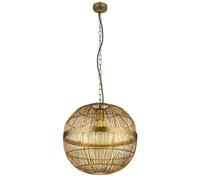 Luminosa Lighting Luminosa Hermi Ii 40Cm Spherical Pendant Ceiling Light Antique Brass 1X E27