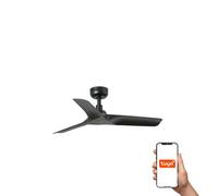 Luminosa Lighting Luminosa Hey Small 3 Blade Ceiling Fan Matt Black Tuya Smart System