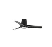 Netlighting Hey Tube Small 3 Blade Ceiling Fan Black Light 2700 4000 6000K Smart Netlighting Black