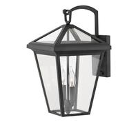 Netlighting Hinkley Alford Place Outdoor Wall Lantern Museum Black, IP44 - QN-AL