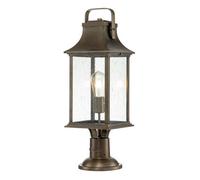 Luminosa Lighting Luminosa Hinkley Grant Outdoor Pedestal Light Burnished Bronze, Ip44
