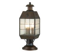 Luminosa Lighting Luminosa Hinkley Nantucket Outdoor Pedestal Light Aged Brass, Ip44