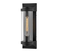 Quintiesse Pearson 1 Light Medium Wall Lantern in Textured Black | Outlet