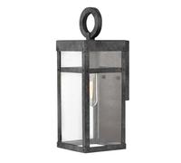 Luminosa Lighting Luminosa Hinkley Porter Outdoor Wall Lantern Aged Zinc, Ip44