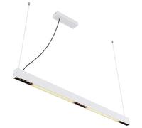 Luminosa Lighting Luminosa Hodari Bar Pendant Ceiling Light White Glass Shade Led Dimmable 3000-6000K Remote Control