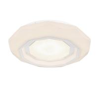 Luminosa Lighting Luminosa Hokki Flush Ceiling Light White Matt Led Dimmable 2700-6500K Remote Control
