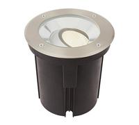 Luminosa Lighting Luminosa Hoxton Outdoor 16.5W Led Recessed Ground Light Brushed Stainless Steel, Ip67, 3000K