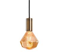 Luminosa Lighting Luminosa Hudson 1 Light Ceiling Pendant Antique Brass, E27