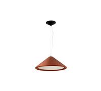 Luminosa Lighting Luminosa Hue 3 Light Small Dome Ceiling Pendant Burgundy, E27
