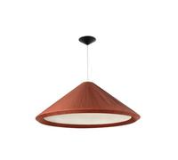 Luminosa Lighting Luminosa Hue 4 Light Large Dome Ceiling Pendant Burgundy, E27
