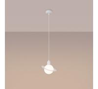 Luminosa Lighting Luminosa Hyperion Decorative Dome Pendant Ceiling Light White