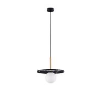 Luminosa Lighting Luminosa Idor Globe Pendant Ceiling Light Opal, Sandy Black Led G9 1X5W