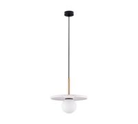 Luminosa Lighting Luminosa Idor Globe Pendant Ceiling Light Opal, White, Sandy Black Led G9 1X5W