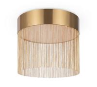 Luminosa Lighting Luminosa Imaginary Modern 35Cm Cylindrical Ceiling Light Gold 3000K 750Lm