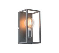 Luminosa Lighting Luminosa Industrial And Retro Wall Lamp Grey 1 Light , E27