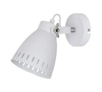 Netlighting Industrial & Retro Wall Lamp White Nickel White Shade E27 Netlighting White