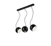 Luminosa Lighting Luminosa Inez Bar Pendant Ceiling Light Black, 3X E27