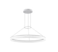 Leds-C4 GROK - Integrated LED 1 Light Large Ceiling Pendant White