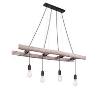Luminosa Lighting Luminosa Irmgard Bar Pendant Ceiling Light Natural Color 4X E27