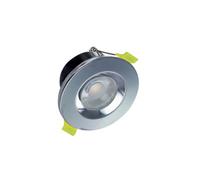 Luminosa Lighting Luminosa J-Series Low-Profile Fir Downlight 68mm Cutout Ip65 600Lm 6W 3000K 38 Beam Dimmable 100Lm/w Polished Chrome