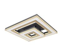 Luminosa Lighting Luminosa Jack Integrated Led Semi Flush Ceiling Light White Led Dimmable 2700-6000K Remote Control