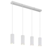 Luminosa Lighting Luminosa James Bar Pendant Ceiling Light White Matt 4X Gu10