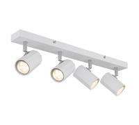 Luminosa Lighting Luminosa James Ceiling Spotlight Bar White Matt 4X Gu10