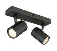 Luminosa Lighting Luminosa James Twin Ceiling Spotlight Grey Matt 2X Gu10