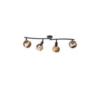 Luminosa Lighting Luminosa Java Ceiling Spotlight Bar Black 4X E14