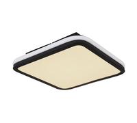 Luminosa Lighting Luminosa Jaxxi Flush Ceiling Light Matt Black Led Dimmable 2700-6500K Remote Control