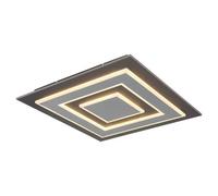 Luminosa Lighting Luminosa Jayden 48Cm Integrated Led Semi Flush Ceiling Light Anthracite Brushed Led 3000K