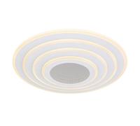 Luminosa Lighting Luminosa Jocelyn Integrated Led Semi Flush Ceiling Light White Led Dimmable 3000-6500K Remote Control Timer Tuya Smart