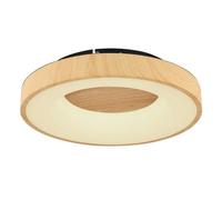Luminosa Lighting Luminosa Jolli Integrated Led Semi Flush Ceiling Light Black Led Dimmable 2700-6000K Remote Control