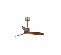 DC Ceiling Fan Just Fan XS Brass / Walnut