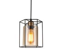 Luminosa Lighting Luminosa Kalula Industrial, Retro 1 Light Lanterns Pendant Ceiling Light, E27
