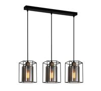 Luminosa Lighting Luminosa Kalula Industrial, Retro 3 Light Bar Pendant Ceiling Light, E27