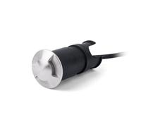 Luminosa Lighting Luminosa Kane Led Recessed Outdoor Ground Light Matt Nickel 2700K Ip67 - Three Direction